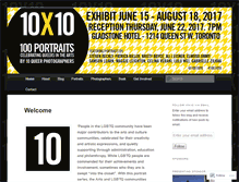 Tablet Screenshot of 10x10photographyproject.com